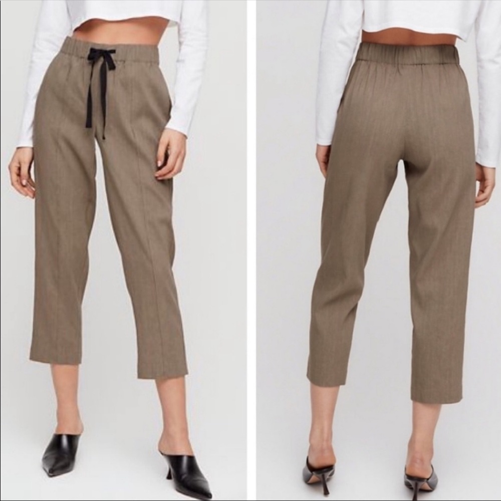 Aritzia babaton linen pant MEDIUM